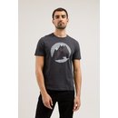 Shirt Herren JAAMES GRAPHIC MOUNTAIN acid black M