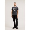 Shirt Herren JAAMES GRAPHIC MOUNTAIN acid black M