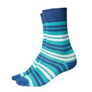 Socken blau/t&uuml;rkis Streifen