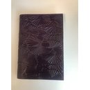 Notizbuch S GINGKO purpur nachfullbar, Leder