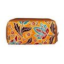 Brieftasche Double FLEUR Ziegenleder