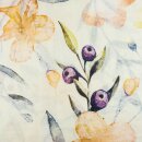 Schal 180x70cm Blumenbouquet, Modal-Baumwolle