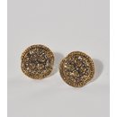 OHRSTECKER Ornament, Messing dm 2cm