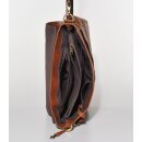 KURIERTASCHE  braun, &Ouml;koleder, 32x11xH26cm