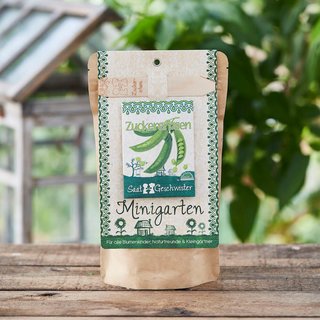 Minigarten Zuckererbse