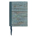 Notizbuch S WEAVE blau, Recyclingpapier
