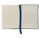 Notizbuch S WEAVE blau, Recyclingpapier