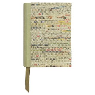 Notizbuch S WEAVE grun, Recyclingpapier