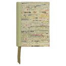 Notizbuch S WEAVE grun, Recyclingpapier