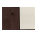 Notizbuch 22x16cm MUSA Aubergine, Upcycling