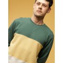 Sweatshirt MANOJ XL green/sunshine/cream