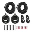 BEFESTIGUNGSSET f&uuml;r H&auml;ngematte, 2 Seile inkl...