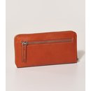 ZIPPERB&Ouml;RSE &Ouml;koleder cognac, 19x10cm, Rindsleder