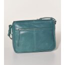 TASCHE MINI seegr&uuml;n, &Ouml;koleder, 23x6xH17cm