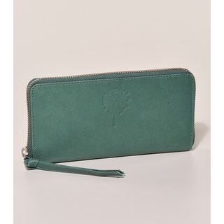 ZIPPERB&Ouml;RSE &Ouml;koleder seegr&uuml;n, 19xH10cm