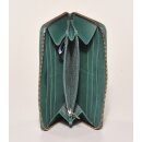 ZIPPERB&Ouml;RSE &Ouml;koleder seegr&uuml;n, 19xH10cm