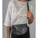 SCHULTER- oder H&Uuml;FTTASCHE &Ouml;ko, schwarz Rindsleder, 24x7xH17cm