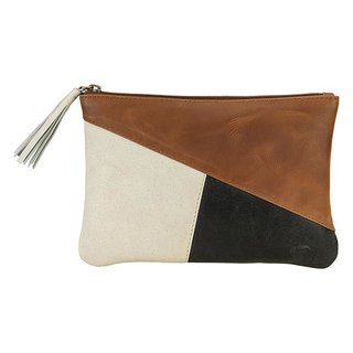 Taschchen TRIO dreifarbig IndiWIEDUella, Rindsleder