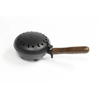 R&auml;ucherpfanne Eisen Sterne/Monde