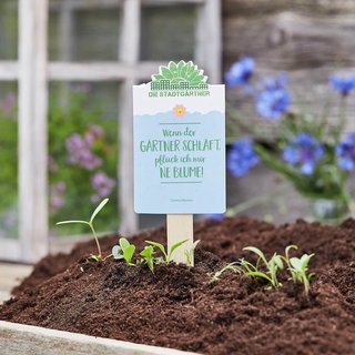 Saatgr&uuml;&szlig;e - Wenn der G&auml;rtner schl&auml;ft,