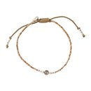 Iris Rauchquarz Silber Armband 