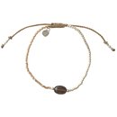 Ruby Rauchquarz Silber Armband 