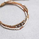 Gentle Rauchquarz Silber Armband 