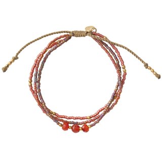 Gentle Karneol Gold Armband