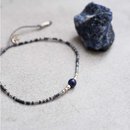 Iris Lapislazuli Silber Armband 