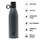 Hot&amp;Cold Vacuum Bottle BLACK 800ml