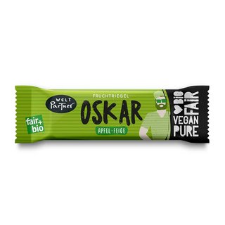 Fruchtriegel Oskar, Apfel-Feige, bio&deg;, 47g, vegan
