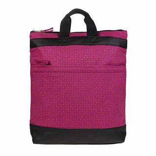 Rucksack Schultertasche 3in1 SANGUINE, Baumwoll-Canvas