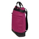 Rucksack Schultertasche 3in1 SANGUINE, Baumwoll-Canvas