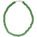 Kette GLASS PEARLS moss