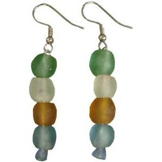 Ohrringe GLASS PEARLS rainbow