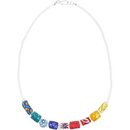 Kette MARBLE rainbow