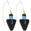 Ohrringe FAST FORWARD black