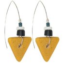 Ohrringe FAST FORWARD mustard