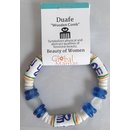 Armband ADINKRA DUAFE blau