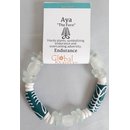 Armband ADINKRA AYA teal