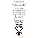 Armband ADINKRA SANKOFA red