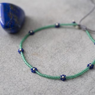 Daisy Lapislazuli Fu&szlig;kettchen -gr&uuml;n