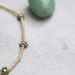 Daisy Aventurin Gold Fu&szlig;kettchen