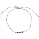 Confetti Lapislazuli Silber Fu&szlig;kettchen