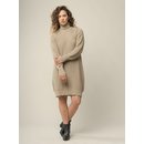 Rippstrick Rollkragenkleid ABAZIN