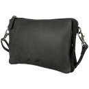 Handtasche Vintage-COMPARTMENTS schwarz, Rindsleder