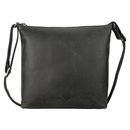 Handtasche Vintage-SOMA schwarz, Rindsleder