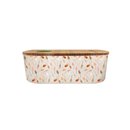 Bioloco plant lunchbox oval - dried flower pattern 