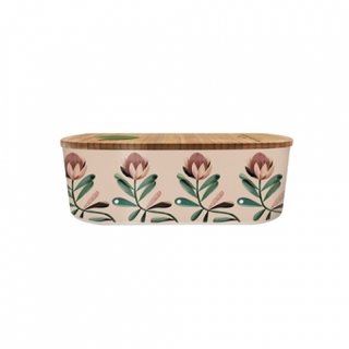 Bioloco plant lunchbox oval - protea pattern 