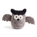 Eule Halloween grau, 6 cm